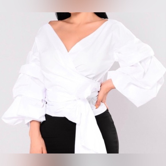 Brown OffShoulder Top - Picture 3 of 3